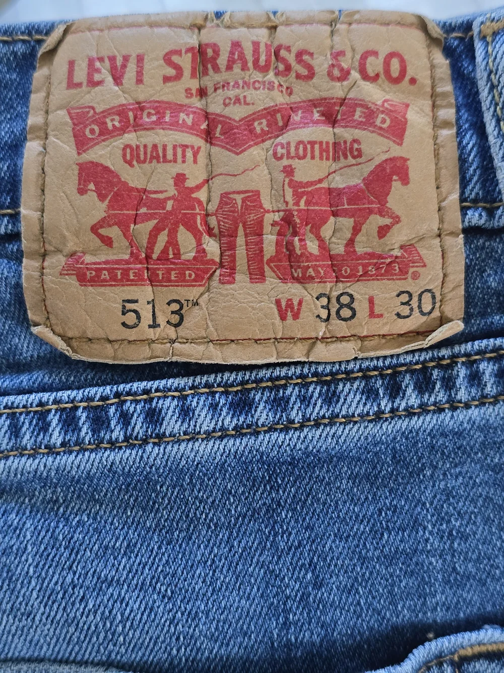 Levi Classic Men's Blue Denim Jeans